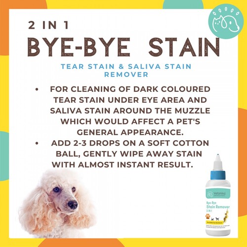 Bye Bye Stain Tear Stain & Saliva Stain Remover